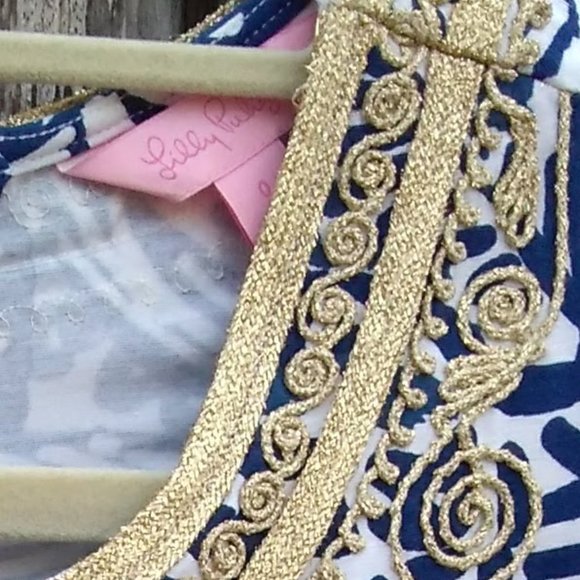 Lilly Pulitzer CARLOTTA SHIFT DRESS, Pockets Size 0 - Picture 8 of 8